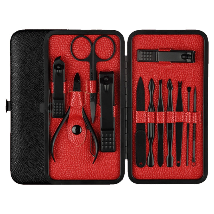 Kit manicure pedicure 12 in 1 con custodia in pelle