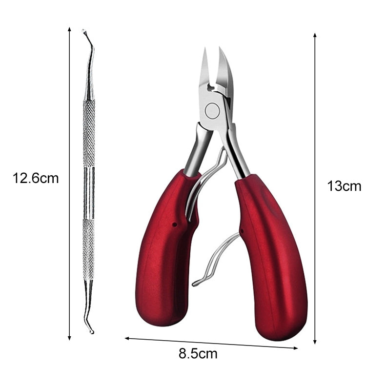 Tagliaunghie 2 in 1 per paronichia Tronchesino per unghie in acciaio inossidabile per olecrano e sollevatore per unghie incarnite