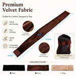 Fascia per capelli in velluto alla moda