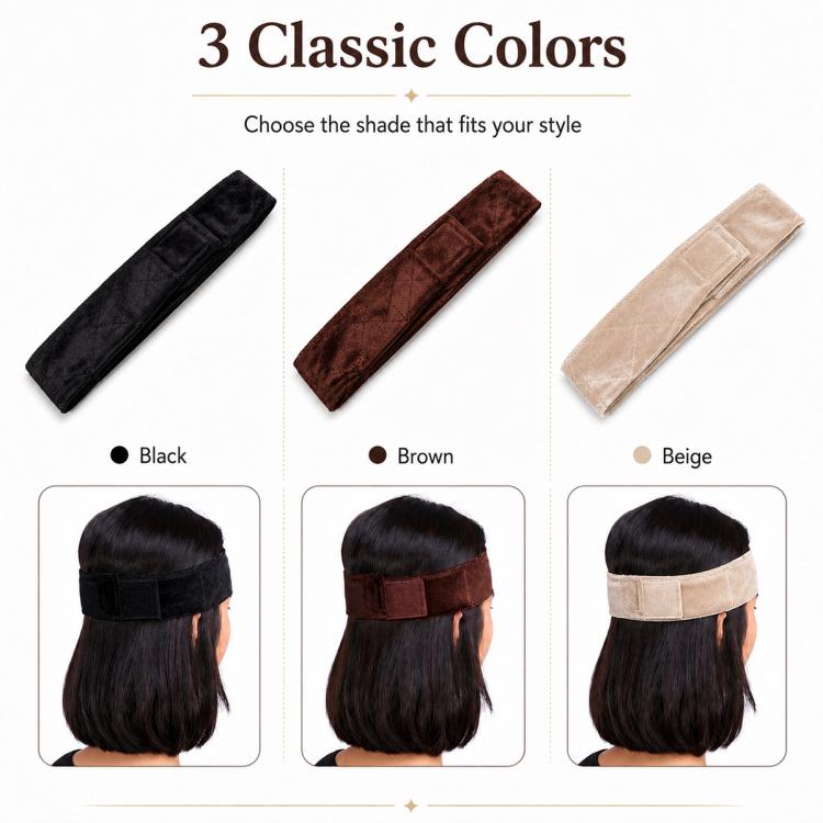 Fascia per capelli in velluto alla moda