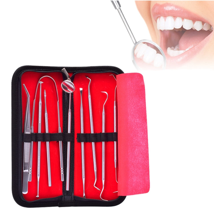 Set di strumenti per dentisti in acciaio inossidabile 9 in 1, 9 In 1