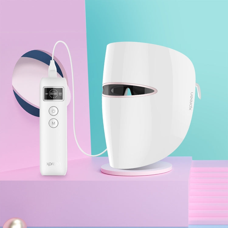 Xpreen Maschera viso terapia luce blu e rossa per acne
