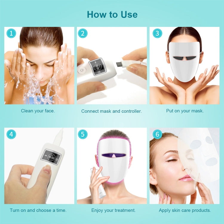 Xpreen Maschera viso terapia luce blu e rossa per acne