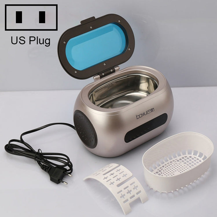 baku BA-3060A 110V Versione Touch Occhiali per uso domestico Strumenti per la pulizia dei gioielli Macchina per la pulizia ad ultrasuoni, spina americana, US Plug