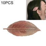 10 clip per capelli con clip per capelli BB Bangs a forma di foglia fresca sfumata da 10 pezzi