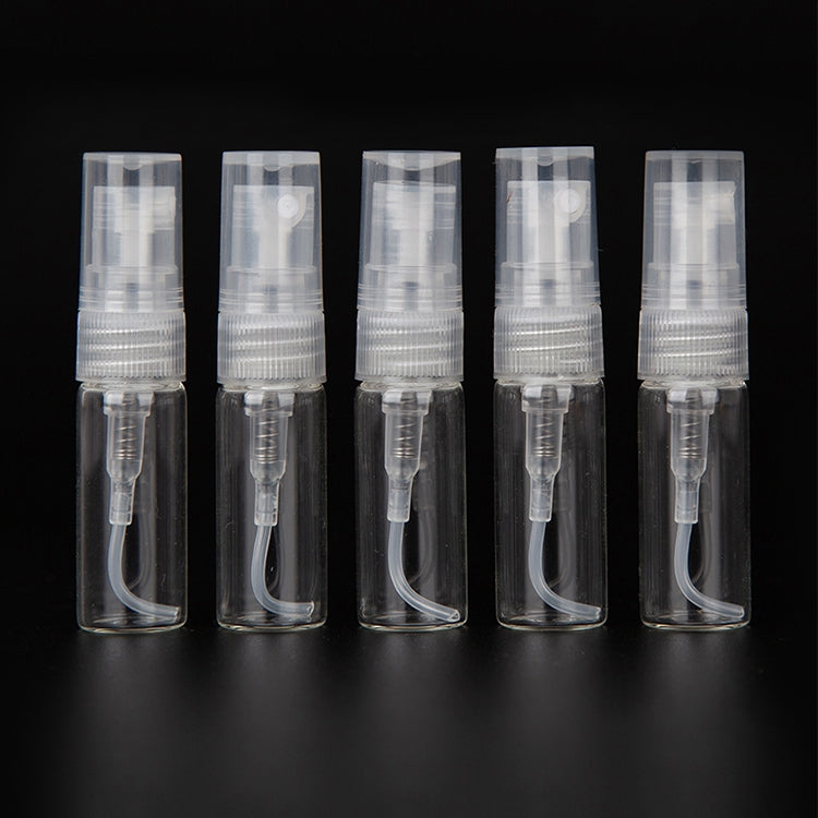 Bottiglie di profumo da 50 pezzi Bottiglie spray Bottiglie di profumo Bottiglie vuote, capacità: 2 ml (trasparente), 2ML (Transparent)