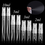 Bottiglie di profumo da 50 pezzi Bottiglie spray Bottiglie di profumo Bottiglie vuote, capacità: 2 ml (trasparente), 2ML (Transparent)