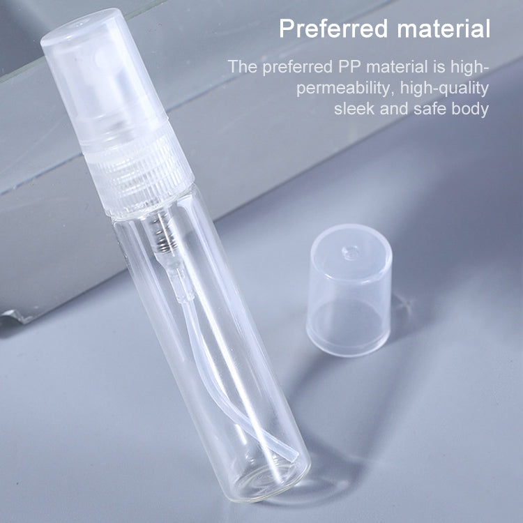 Bottiglie di profumo da 50 pezzi Bottiglie spray Bottiglie di profumo Bottiglie vuote, capacità: 2 ml (trasparente), 2ML (Transparent)