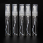 Bottiglie di profumo da 50 pezzi Bottiglie spray Bottiglie di profumo Bottiglie vuote, capacità: 5 ml (Trasparente), 5ML (Transparent)