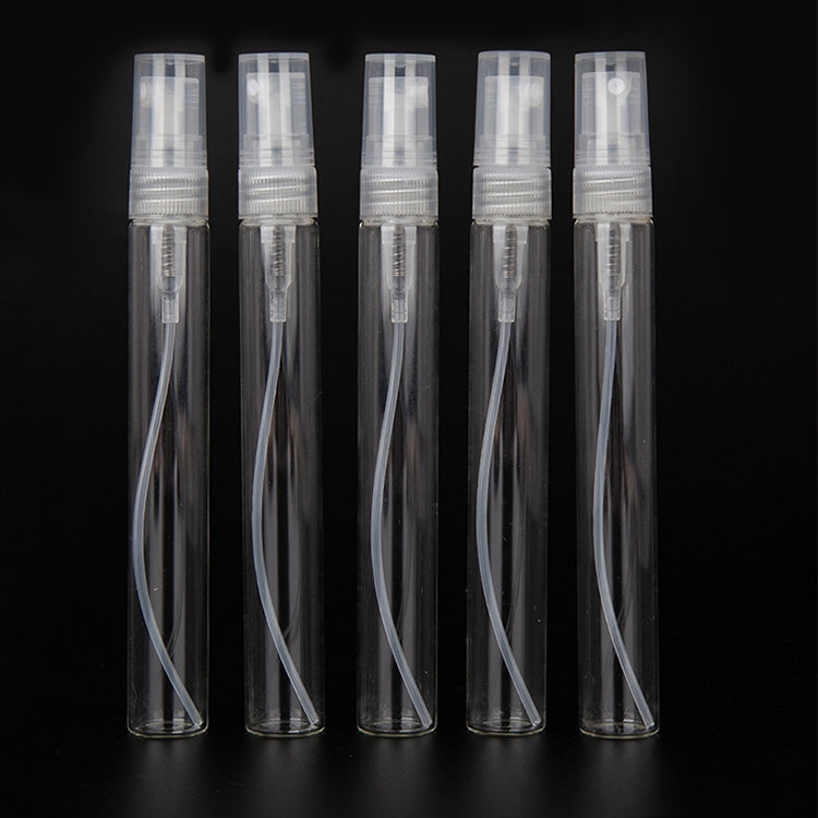 Bottiglie di profumo da 50 pezzi Bottiglie spray Bottiglie di profumo Bottiglie vuote, capacità: 10 ml (Trasparente), 10ML (Transparent)