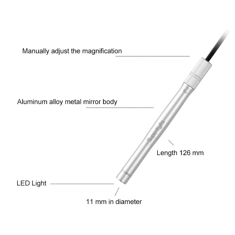 Supereyes B005 Digital Electronic Endoscope Magnifying Glass Industrial Stamp Insect Mites, B005