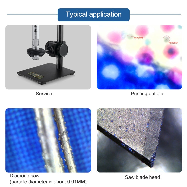 Supereyes B011 HD Digital Electronic Microscope Industrial Cell Phone Repair Magnifier, B011