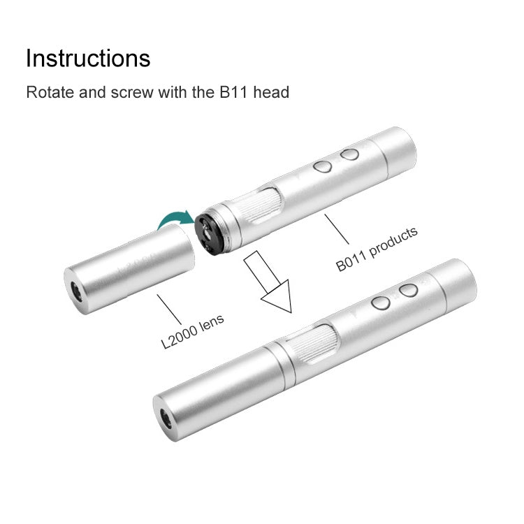 Accessori per lenti per microscopio elettronico Supereyes L2000 2000X per HCB0990, L2000