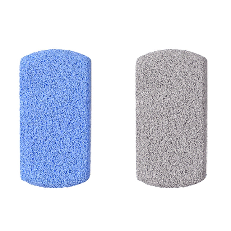 Sfregamento per piedi in schiuma di vetro bicolore 11x6 cm
