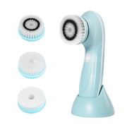 3 in 1 Ricarica USB Pulizia elettronica Viso Strumento di bellezza Pori Naso Spazzola per la pulizia del viso dei punti neri, 3 in 1