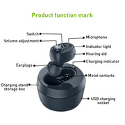 KAIXINWEI VHP-601 DC3.7V Amplificatore audio per apparecchi acustici Bluetooth in-ear