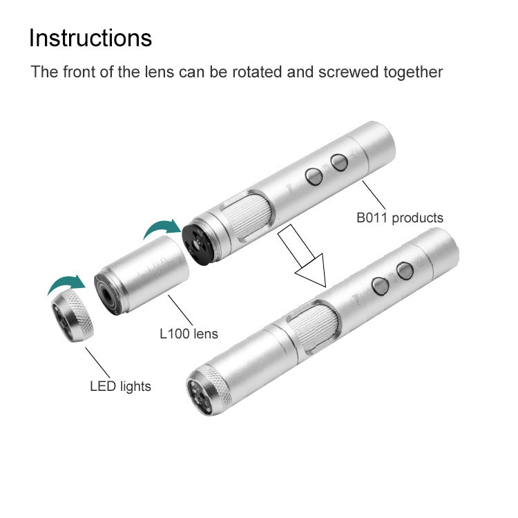 Supereyes DB02 Electronic Microscope UV Lamp for HCB0990, DB02