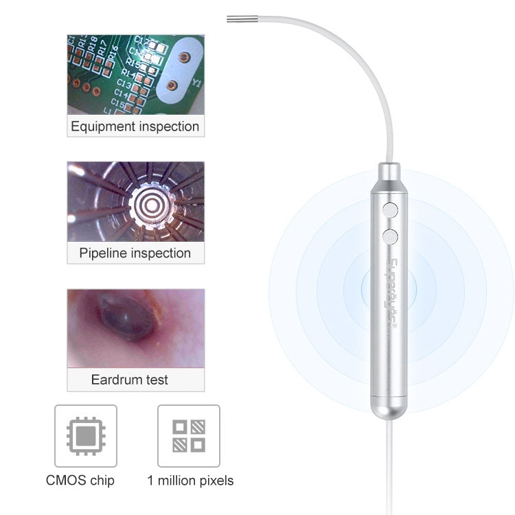 Endoscopio elettronico digitale a fuoco fisso Supereyes Y001 per l'orecchio e la bocca, Y001