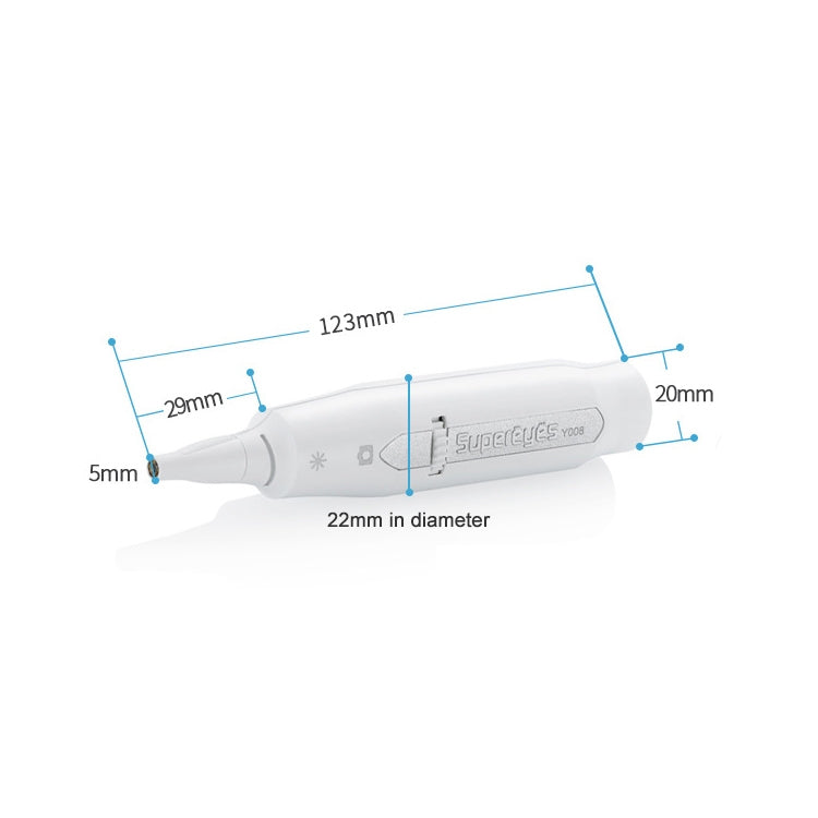 Endoscopio elettronico digitale wireless Supereyes Y008 orecchio naso bocca, Y008