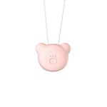 Purificatore d'aria per rimozione di ioni negativi di formaldeide PM2.5 con collo stile mini orso per bambini
