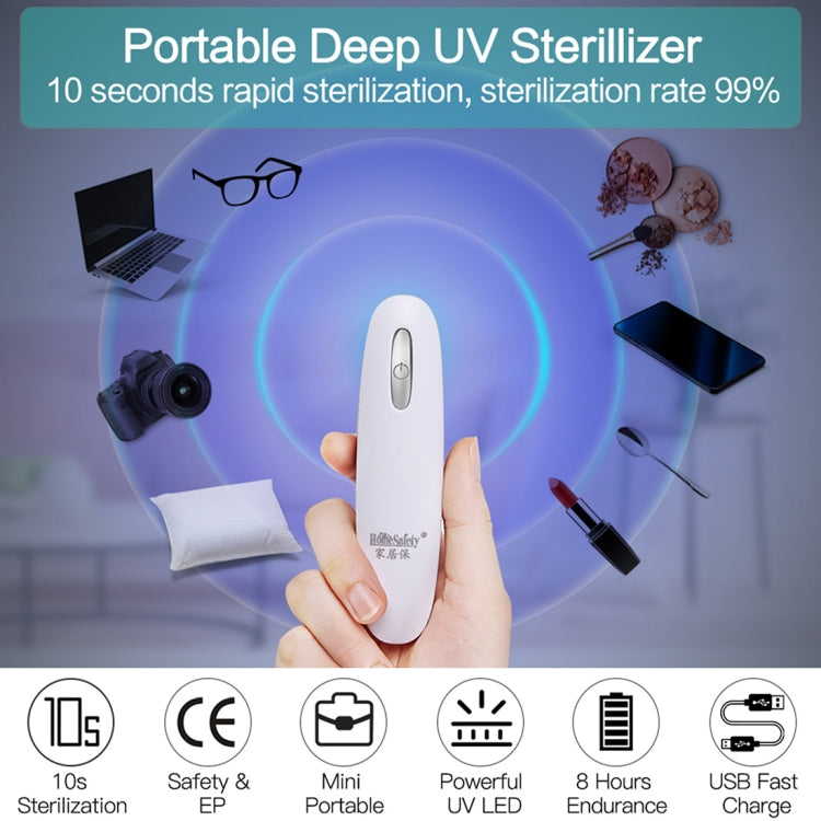 Lampada portatile per disinfezione con sterilizzatore a luce LED UVC, Disinfection Stick Lamp