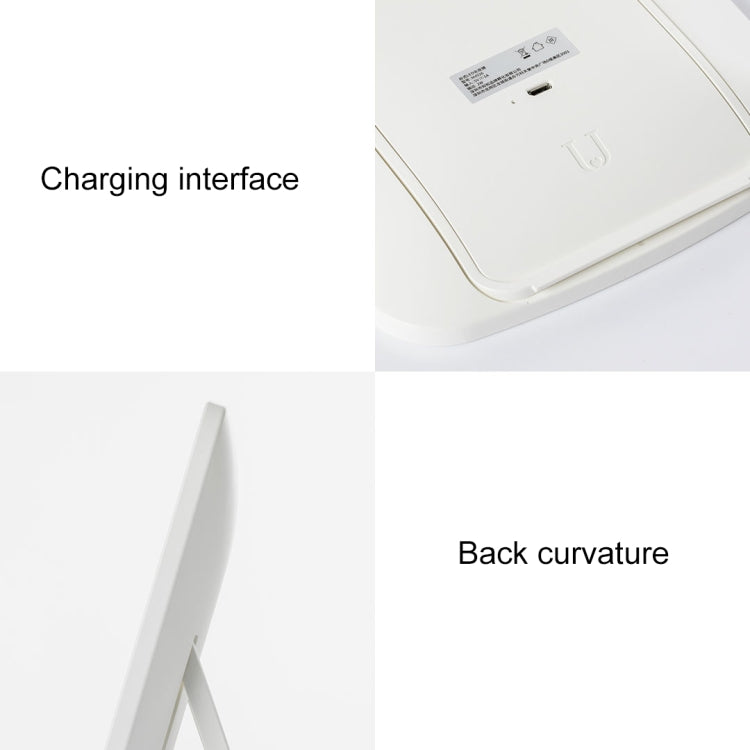 Specchio cosmetico LED da tavolo quadrato originale Xiaomi Youpin Jordan&Judy su un solo lato, Single Color Style