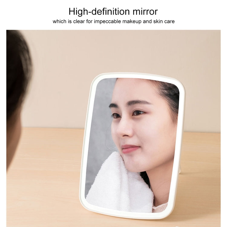 Specchio cosmetico LED da tavolo quadrato originale Xiaomi Youpin Jordan&Judy su un solo lato, Single Color Style