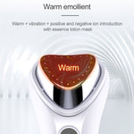 Strumento massaggio viso con vibrazione e riscaldamento 42°C