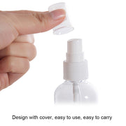 Contenitore per soluzione disinfettante per flacone spray trasparente in PET da 100 ml