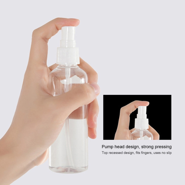 Contenitore spray trasparente in PET 100 ml