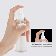 Contenitore per soluzione disinfettante per flacone spray trasparente in PET da 100 ml
