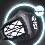 Maschera protettiva riutilizzabile in silicone PM2.5 KN95 Maschera respiratoria Filtro sostituibile Maschera anti-appannamento antivirus, Reusable PM2.5 KN95