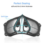 Maschera protettiva riutilizzabile in silicone PM2.5 KN95 Maschera respiratoria Filtro sostituibile Maschera anti-appannamento antivirus, Reusable PM2.5 KN95