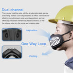 Maschera protettiva riutilizzabile in silicone PM2.5 KN95 Maschera respiratoria Filtro sostituibile Maschera anti-appannamento antivirus, Reusable PM2.5 KN95