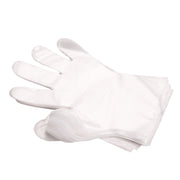 Guanti da visita monouso in PVC da 100 pezzi Guanti protettivi trasparenti al tatto per uso domestico, taglia: L, 100 PCS L