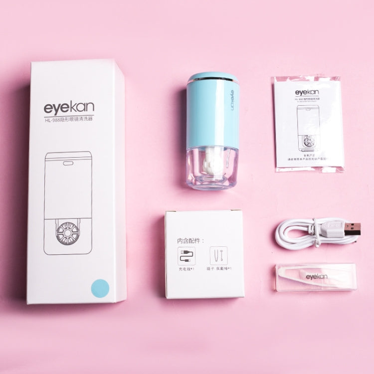 Eyekan HL-988 Pulitore automatico ad ultrasuoni Strumento per la pulizia elettrica delle lenti di bellezza