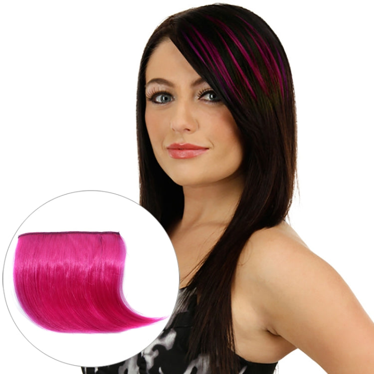 5 pz. Sfumatura di colore invisibile senza soluzione di continuità estensione dei capelli parrucca pezzo di capelli lisci pezzo di colore frangia pezzo di capelli