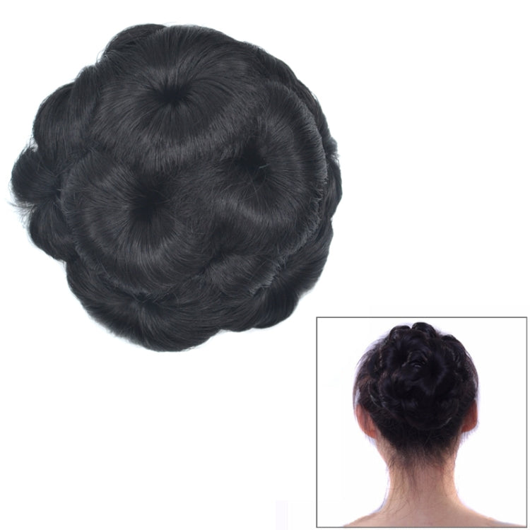 Parrucca testa a sfera con fiore e forcina
