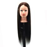 Pratica disco capelli intrecciati testa di manichino parrucca styling modello di testa di taglio, Black, Grey, Marron, Purple, Beige, Sky Blue, Yellow, Brown