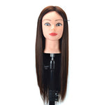 Pratica disco capelli intrecciati testa di manichino parrucca styling modello di testa di taglio, Black, Grey, Marron, Purple, Beige, Sky Blue, Yellow, Brown
