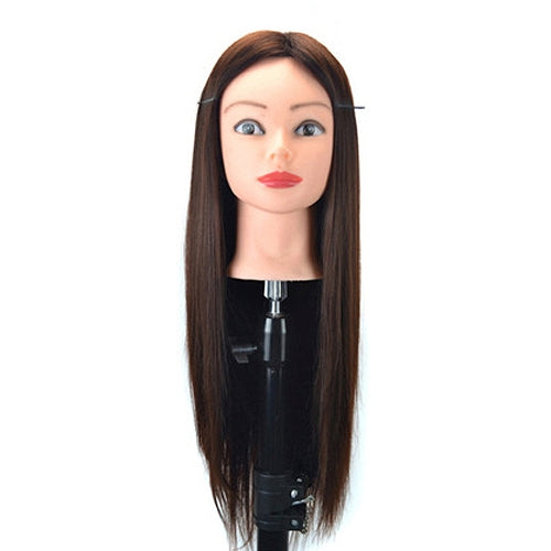 Pratica disco capelli intrecciati testa di manichino parrucca styling modello di testa di taglio, Black, Grey, Marron, Purple, Beige, Sky Blue, Yellow, Brown