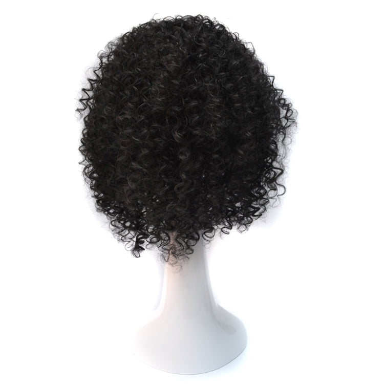 T191006 Copricapo parrucca europea e americana con capelli corti e piccoli ricci per donna