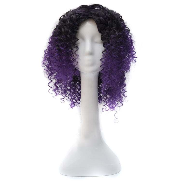 T191006 Copricapo parrucca europea e americana con capelli corti e piccoli ricci per donna