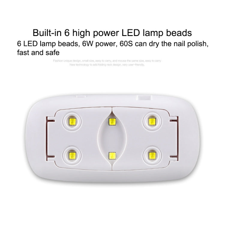 SUN mini 2 6W UV + LED USB Lampada per unghie Asciugatrice per gel per unghie