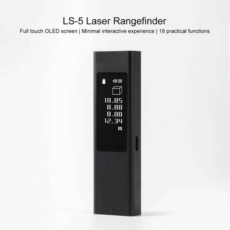 Telemetro laser Xiaomi Youpin DUKA LS5 con schermo touch