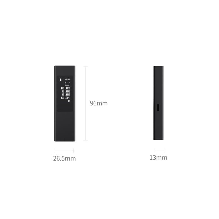 Telemetro laser Xiaomi Youpin DUKA LS5 con schermo touch