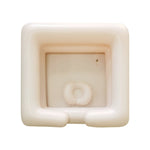 Lavabo gonfiabile quadrato portatile in PVC 60x56x20 cm