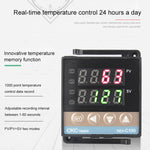 Termostato REX-C100 con termocoppia tipo K e modulo SSR-10DA