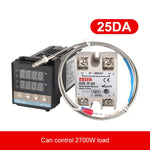 Termostato digitale REX-C100 con termocoppia e SSR-25 DA