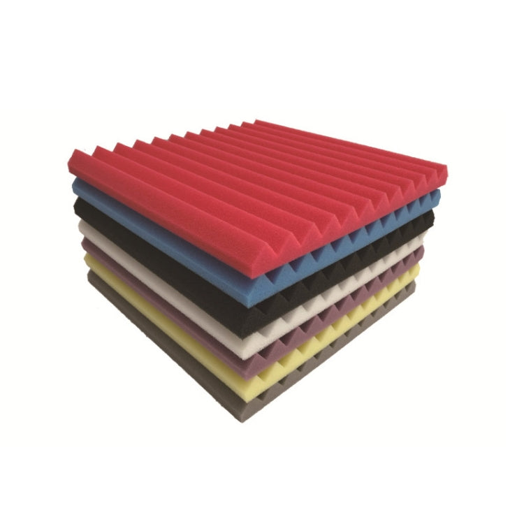 Schiuma acustica fonoassorbente 24 pezzi 30x30x2,5 cm